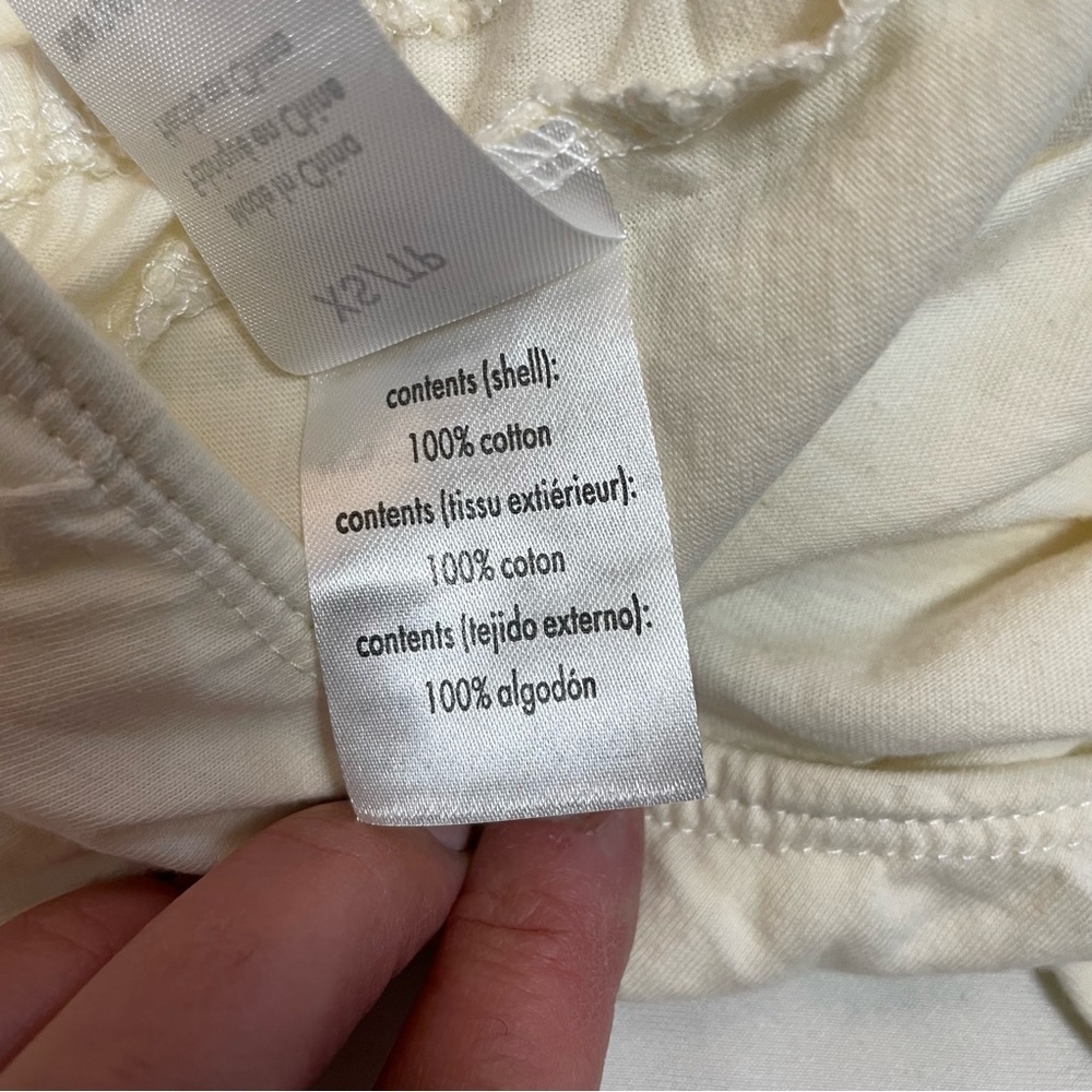 NWT New Danielle Bernstein Open Back Cotton Ivory Bodysuit Size XS - Picture 8 of 13